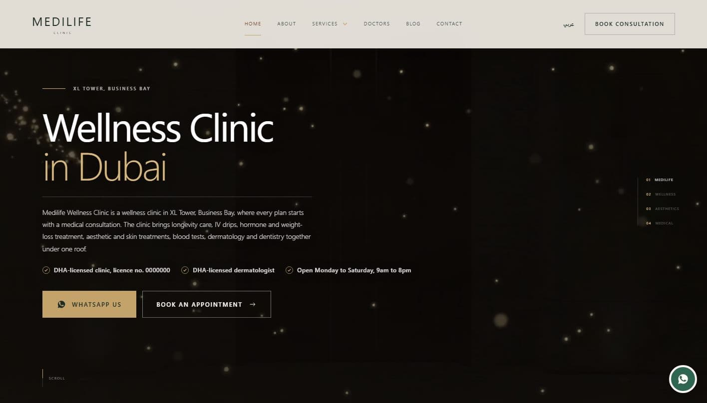 Medilife Wellness Clinic screenshot