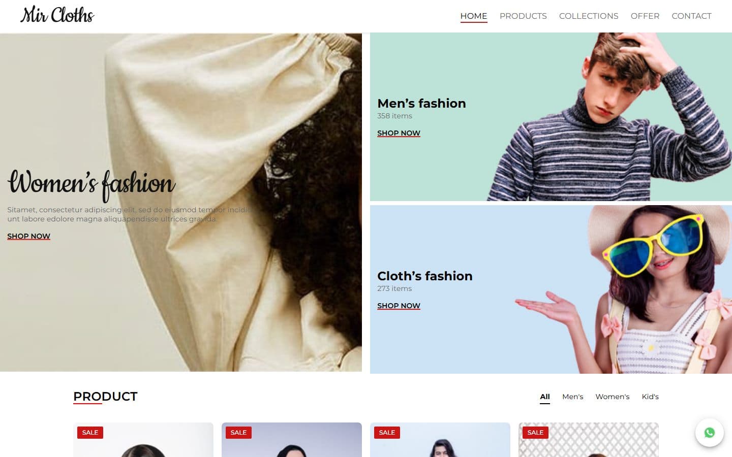 Mir Cloths Fashion Store